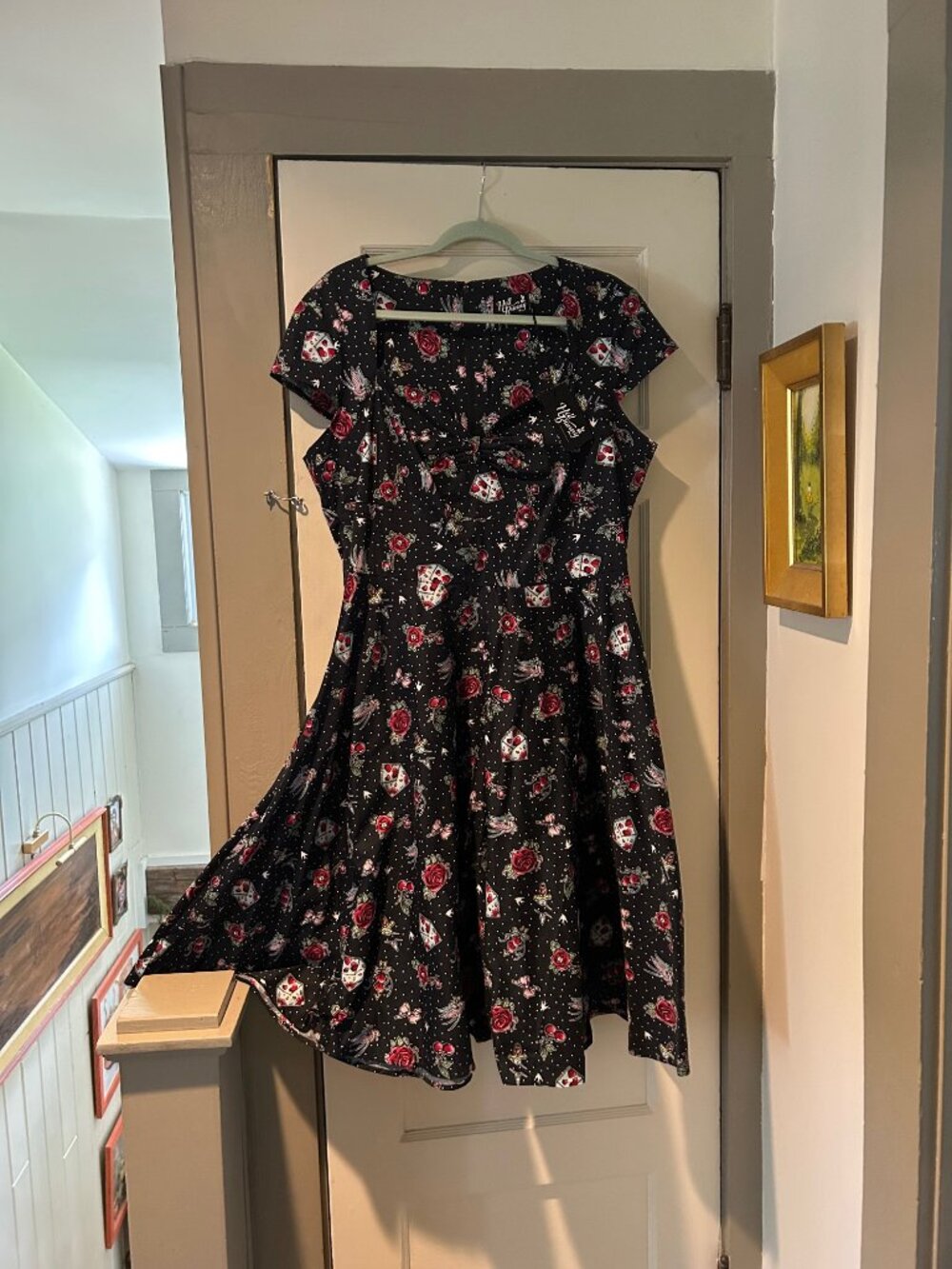 NWT Hell Bunny vintage Carlotta dress tattoo pinup rockabilly 2XL - Picture 1 of 4